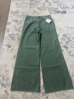 MOTHER Major Roller Sneak 29 Roger That Wide Leg Jeans